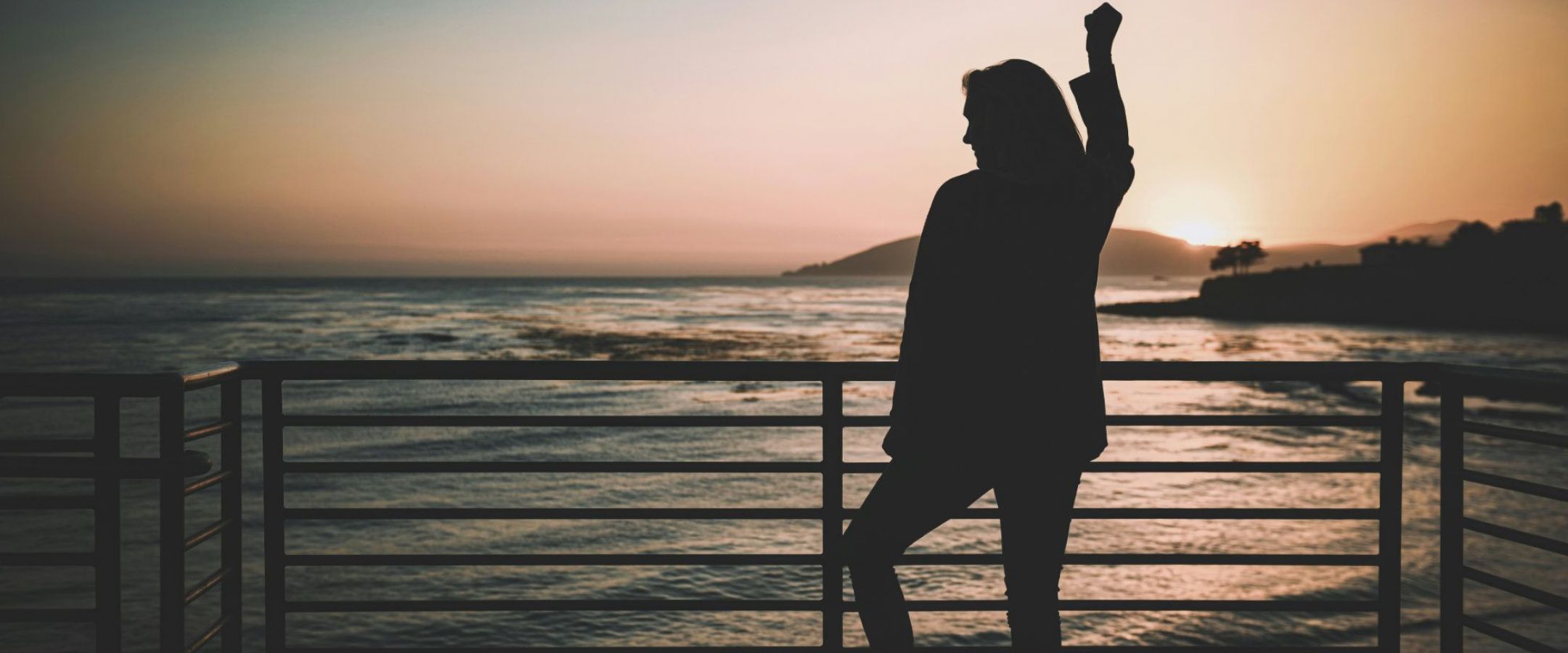 Frau am Meer